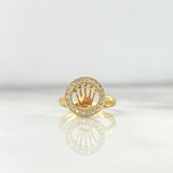 Anillo Rx Circular 2.55gr / T8 / Oro Amarillo 18K *