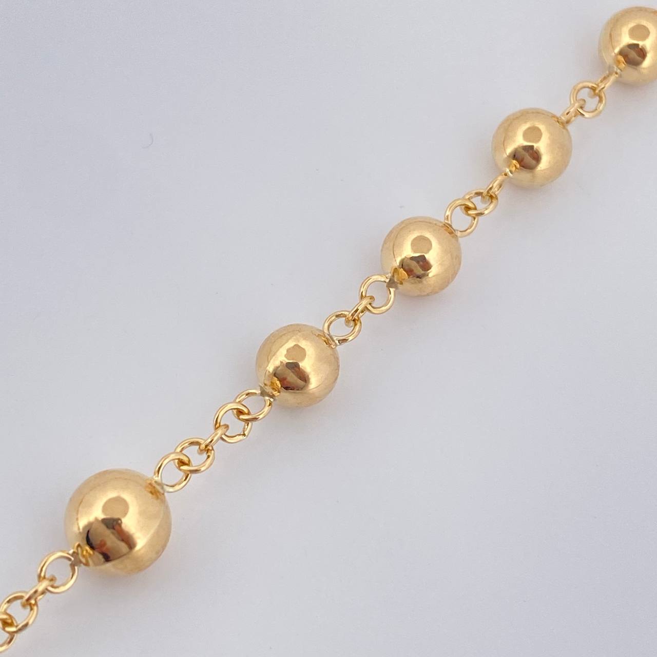 Rosario Virgen De Guadalupe 12.45gr / 58.8cm / Oro Amarillo 18K +