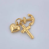 Dije Tres Gracias 0.55gr / 1cm / Oro Amarillo 18K %
