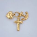 Dije Tres Gracias 0.5gr / 1cm / Oro Amarillo 18K %