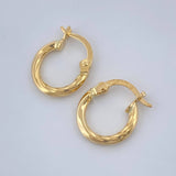 Candongas Mary 0.85gr / 1.4cm / Oro Amarillo 18K %