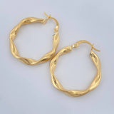 Candongas Bella 2.35gr / 2.7cm / Oro Amarillo 18K %