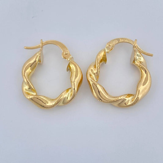 Candongas Deis 1.95gr / 2cm / Oro Amarillo 18K +