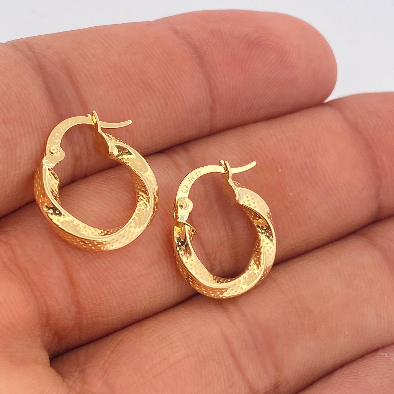 Candongas Yuli 1.75gr / 1.8cm / Oro Amarillo 18K +