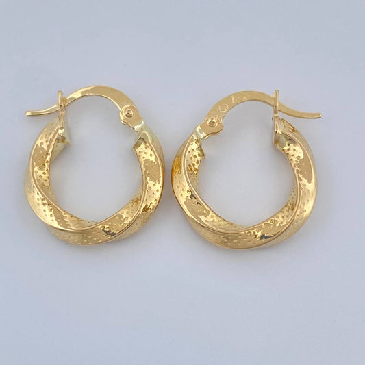 Candongas Yuli 1.75gr / 1.8cm / Oro Amarillo 18K +