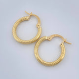 Candongas Tefi 1.3gr / 1.9cm / Oro Amarillo 18K +