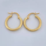 Candongas Tefi 1.3gr / 1.9cm / Oro Amarillo 18K +