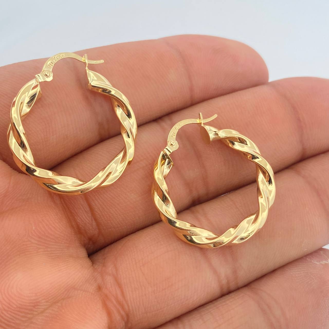 Candongas Milu 3gr / 2.7cm / Oro Amarillo 18K +