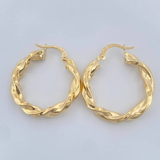Candongas Milu 3gr / 2.7cm / Oro Amarillo 18K +