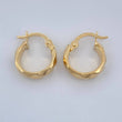 Candongas Nia 1.2gr / 1.5cm / Oro Amarillo 18K +