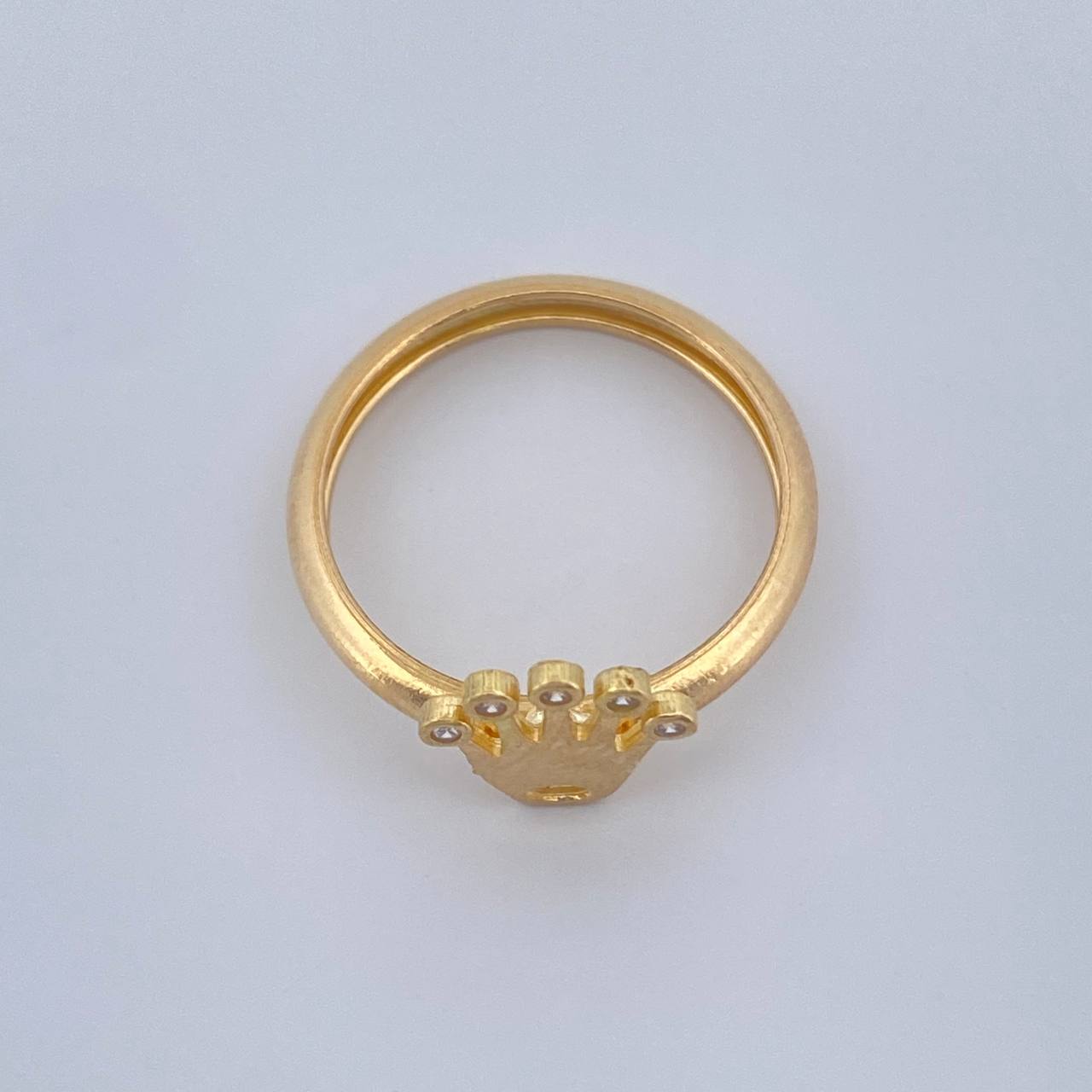 Anillo Corona RX 1.05gr / T5 1/2 / Oro Amarillo 18K %