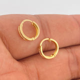 Candongas Carril 0.85gr / 1cm / Oro Amarillo 18K %