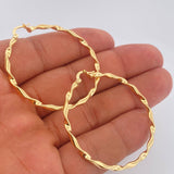Candongas Amber 3.05gr / 5cm / Oro Amarillo 18K +