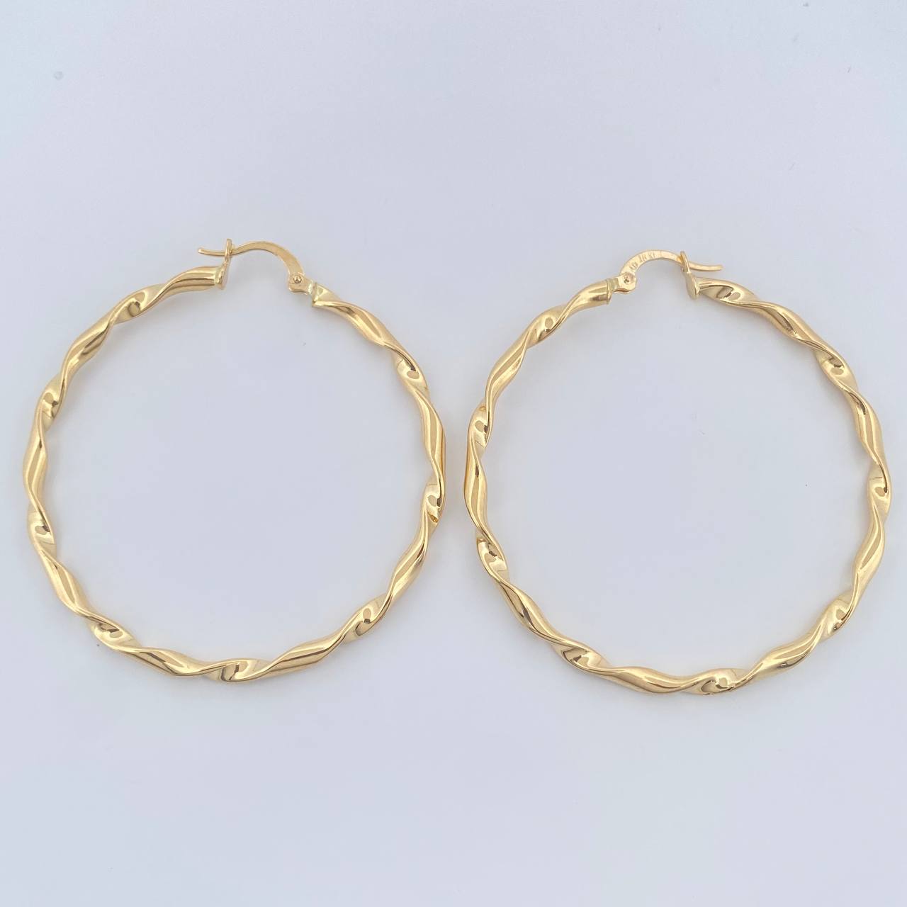 Candongas Amber 3.05gr / 5cm / Oro Amarillo 18K +