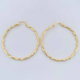 Candongas Amber 3.05gr / 5cm / Oro Amarillo 18K +
