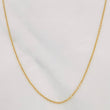 Cadena Aro Seguido 1.5g / 45cm / 0.9mm Oro Amarillo 18K