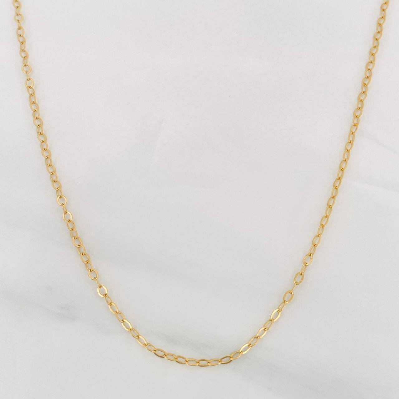 Cadena Aro Seguido 1.9g / 50cm / 1.4mm Oro Amarillo 18K