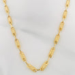 Cadena Rustica Tribal 11.05g / 60cm / 3.42mm Oro Amarillo 18K