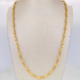 Cadena Rustica Barril 14.20g / 60cm / 3.34mm Oro Amarillo 18K