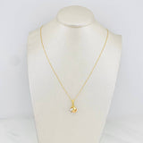 Set Cadena Veneciana + Dije Nudo / 1.65g / 50cm Tres Oros 18K