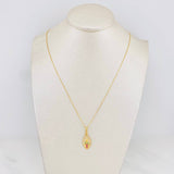 Set Cadena Veneciana + Dije Virgen de Guadalupe / 2.55g / 50cm Oro Amarillo 18K