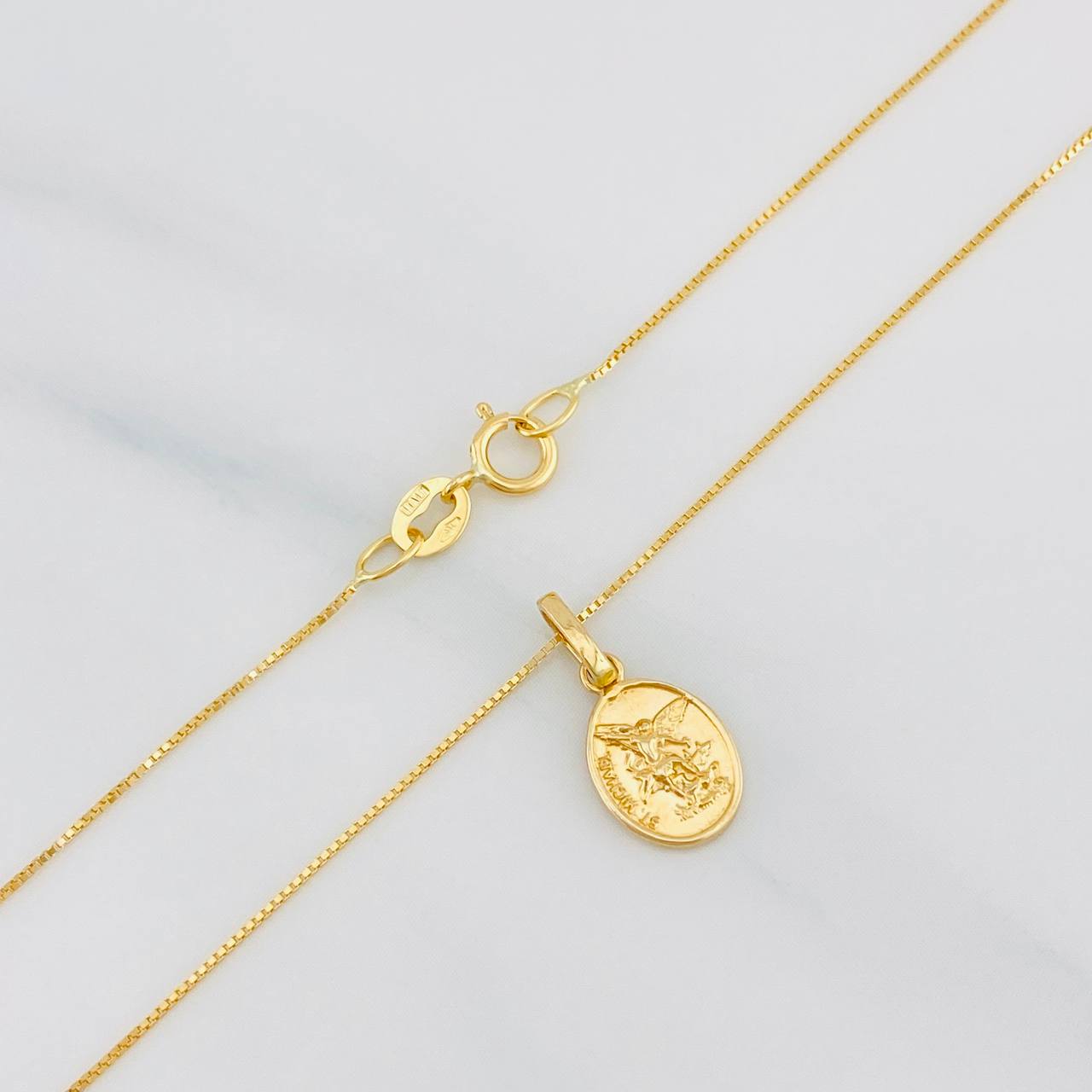 Set Cadena 45 + Dije Oro Amarillo / 1.7g / 50cm Oro Amarillo 18K