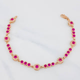 Pulso Halo Tennis 9g / 18cm / 4.25mm Oro Rosa 18K