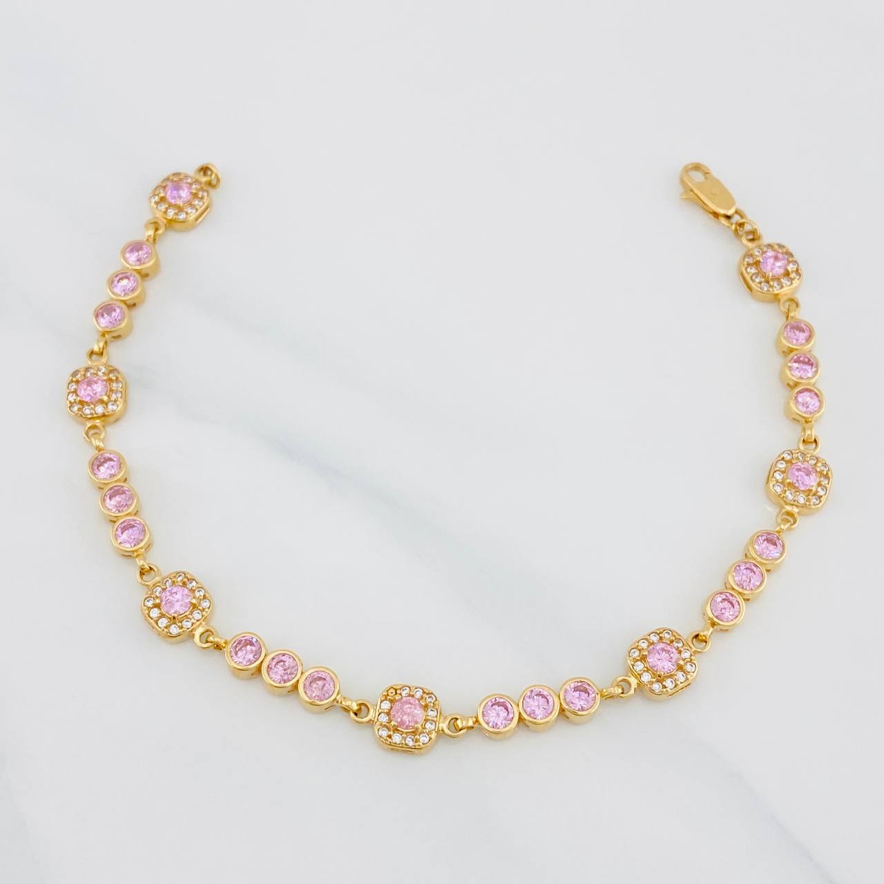 Pulso Halo Tennis 9.4g / 18cm / 4mm Oro Amarillo 18K