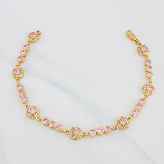 Pulso Halo Tennis 9.4g / 18cm / 4mm Oro Amarillo 18K