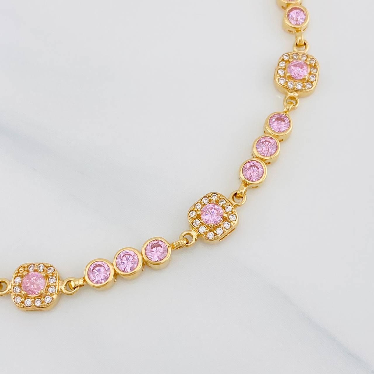 Pulso Halo Tennis 9.4g / 18cm / 4mm Oro Amarillo 18K