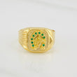 Anillo Herradura Caballo 3.7g / T10 1/4 Oro Amarillo 18K