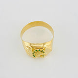 Anillo Herradura Caballo 3.7g / T10 1/4 Oro Amarillo 18K