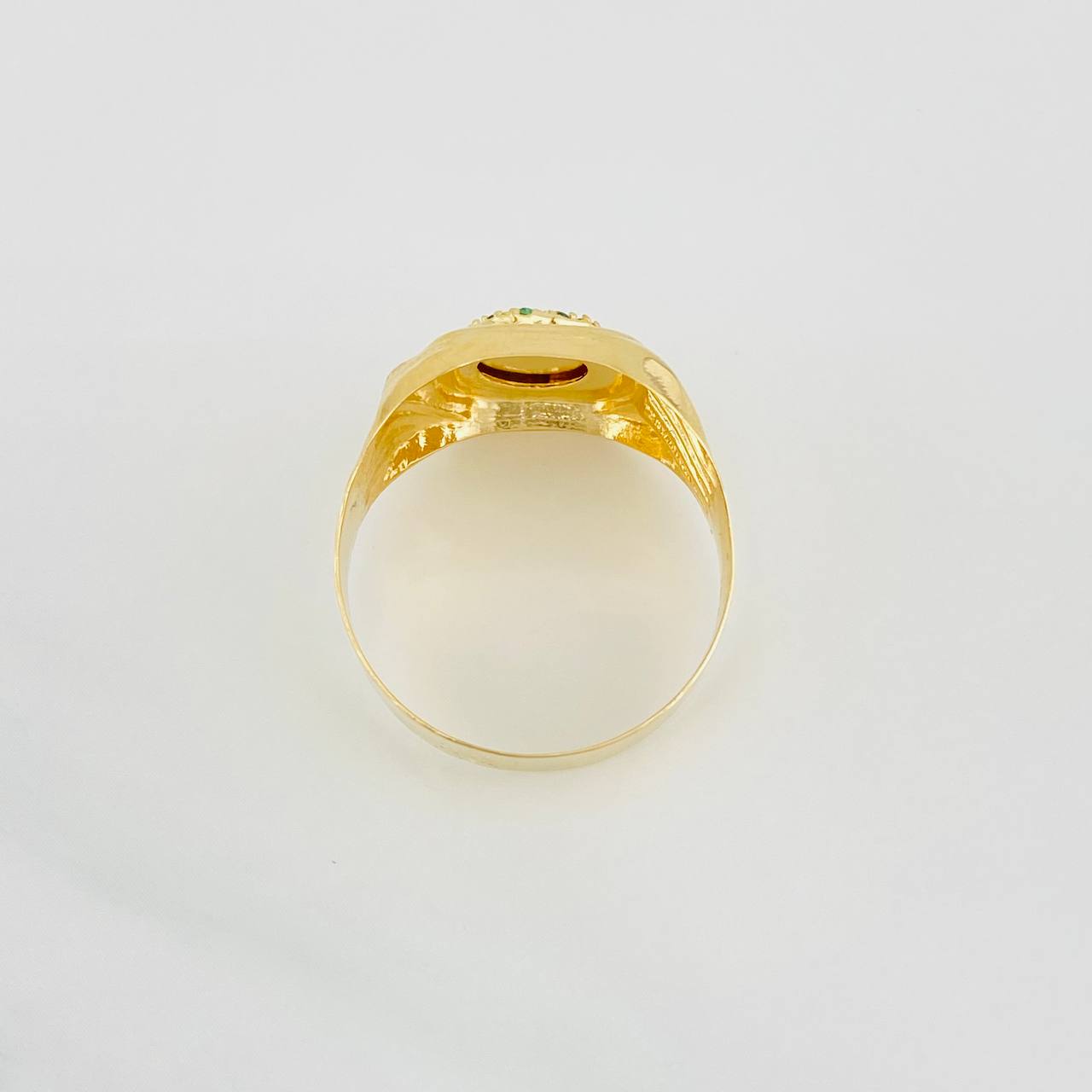 Anillo Herradura Caballo 3.7g / T10 1/4 Oro Amarillo 18K