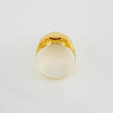 Anillo Herradura Caballo 3.7g / T10 1/4 Oro Amarillo 18K
