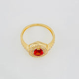Anillo Halo Gota 2.7g / T6 1/2 Oro Amarillo 18K