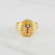 Anillo Virgen de Guadalupe 3.75g / T7 Oro Amarillo 18K