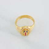 Anillo Virgen de Guadalupe 3.75g / T7 Oro Amarillo 18K