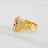 Anillo Virgen de Guadalupe 3.75g / T7 Oro Amarillo 18K