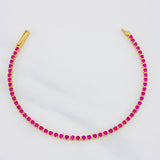 Pulso Tenis 4.5g / 17cm / 2.2mm Oro Amarillo 18K