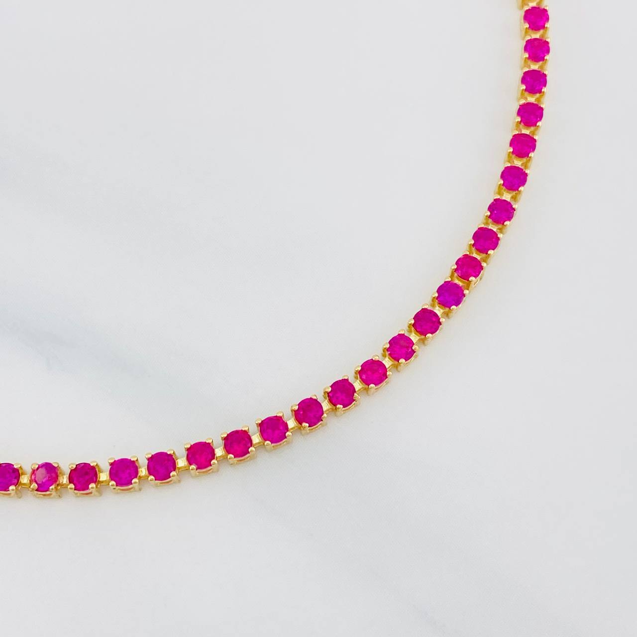 Pulso Tenis 4.5g / 17cm / 2.2mm Oro Amarillo 18K
