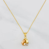 Cadena Aro Seguido Nudo 1.65g / 45cm / 0.6mm Tres Oros 18K