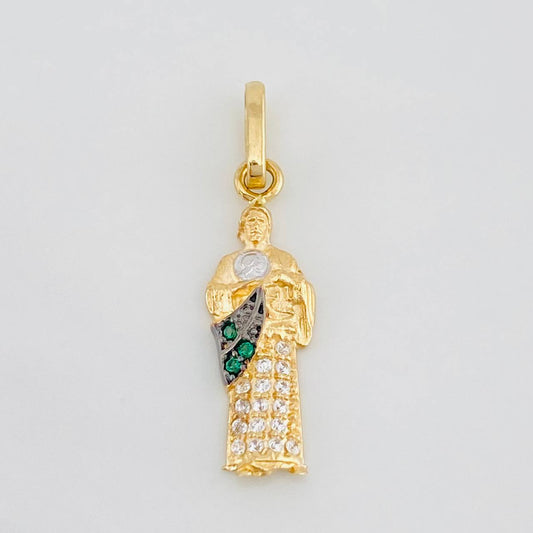 Dije San Judas 1.1g / 2.5cm Tres Oros 18K