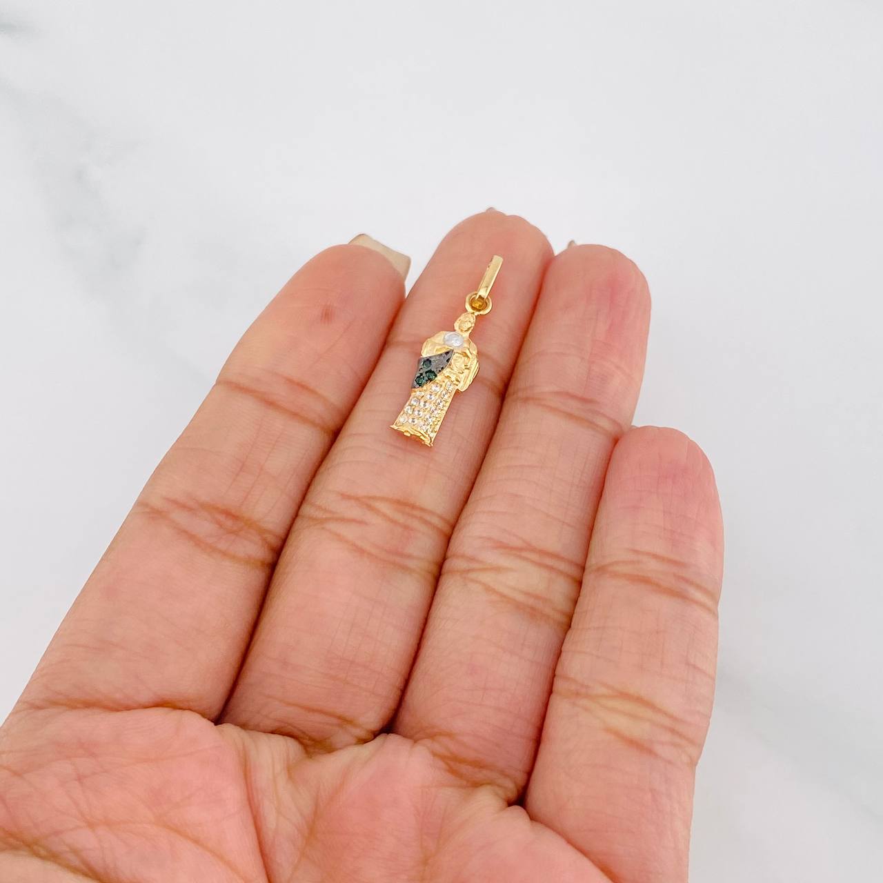 Dije San Judas 1.1g / 2.5cm Tres Oros 18K