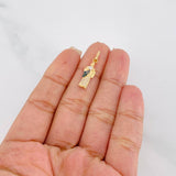 Dije San Judas 1.1g / 2.5cm Tres Oros 18K