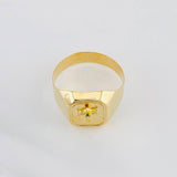 Anillo Cruz 3.75g / T12 Oro Amarillo 18K