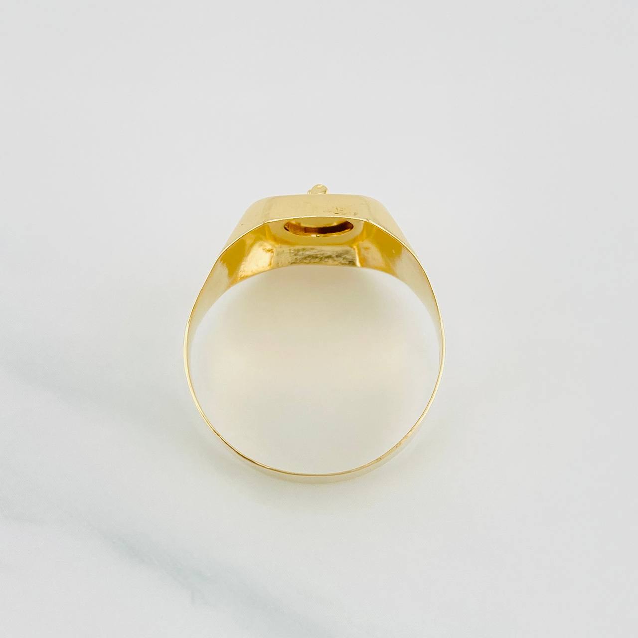 Anillo Cruz 3.75g / T12 Oro Amarillo 18K
