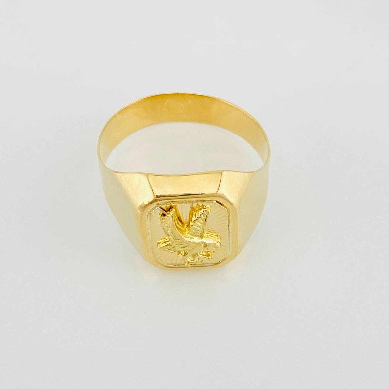 Anillo Aguila 3.9g / T10 3/4 Oro Amarillo 18K