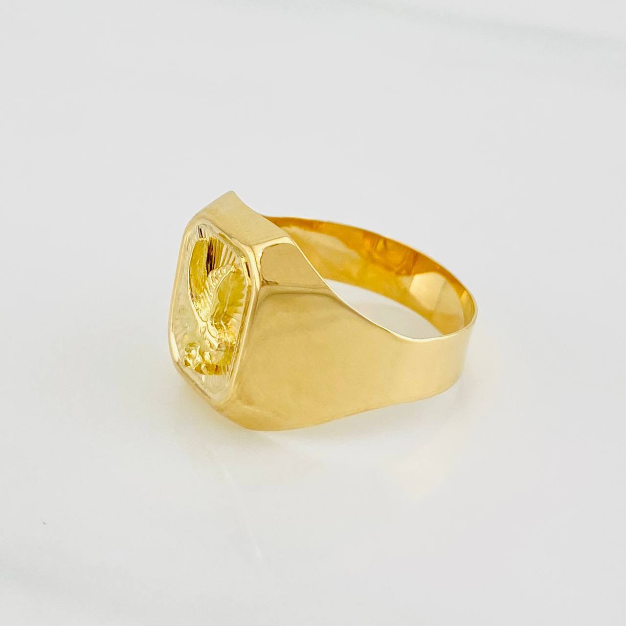 Anillo Aguila 3.9g / T10 3/4 Oro Amarillo 18K