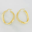 Candongas Arracada Doble 3.15g / 3.6cm Oro Amarillo 18K