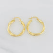 Candongas Kris 2.35g / 2.5cm Oro Amarillo 18K